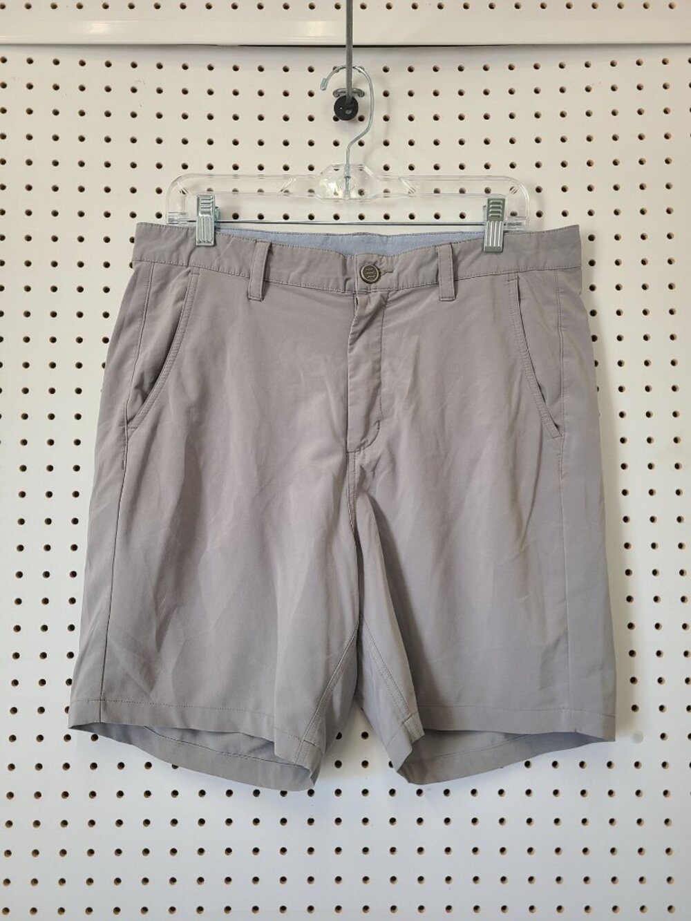 Free Fly Khaki Mens Stretch Shorts Size 32 Polyester/Spandex